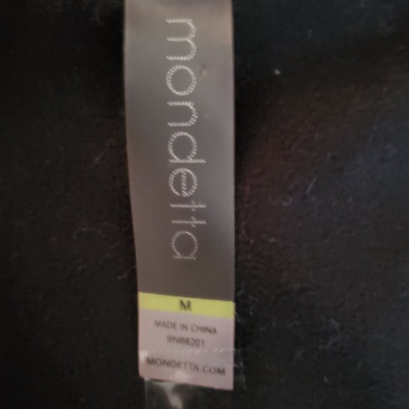 Mondetta Womens Full Zip Front Fleece Lined Plaid Trench Rain Coat Jacket Medium - Picture 12 of 15